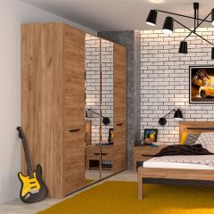 АФИНА А11а Шкаф для одежды (крафт) в Кунгуре - kungur.mebel24.online | фото 2