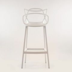 Барный стул Barneo N-235 Masters, белый, design Phillip Stark в Кунгуре - kungur.mebel24.online | фото 3