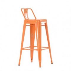 Барный стул Barneo N-242 Tolix Style 2003 Оранжевый в Кунгуре - kungur.mebel24.online | фото