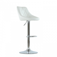 Барный стул Barneo N-83 Comfort (Комфорт) белый в Кунгуре - kungur.mebel24.online | фото
