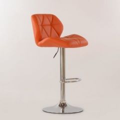 Барный стул Barneo N-85 Diamond оранжевый в Кунгуре - kungur.mebel24.online | фото 2