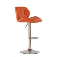 Барный стул Barneo N-85 Diamond оранжевый в Кунгуре - kungur.mebel24.online | фото 1