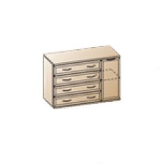 Детская Карина композиция 8 (Гикори Джексон светлый) в Кунгуре - kungur.mebel24.online | фото 9