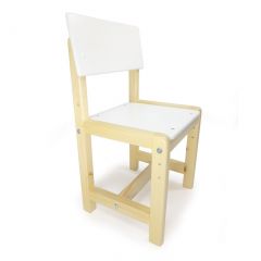 Детский растущий комплект стол и стул  Я САМ "Лофт" (Белый, Сосна) в Кунгуре - kungur.mebel24.online | фото 5