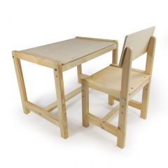Детский растущий комплект стол и стул Я САМ "Лофт" (Береза, Сосна) в Кунгуре - kungur.mebel24.online | фото