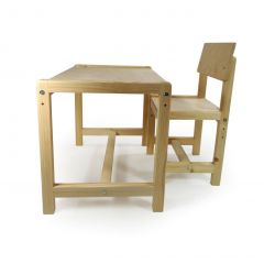 Детский растущий комплект стол и стул Я САМ "Лофт" (Береза, Сосна) в Кунгуре - kungur.mebel24.online | фото 2