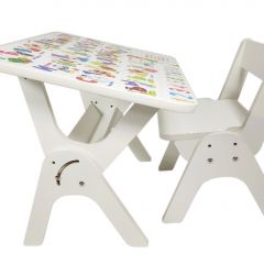 Детский растущий стол-парта и стул Я САМ "Умка" (Алфавит) в Кунгуре - kungur.mebel24.online | фото 3