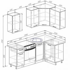 Кухонный гарнитур угловой Бланка 2000х1200 (Стол. 26мм) в Кунгуре - kungur.mebel24.online | фото 2