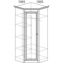 Гостиная Флоренция 4 Дуб оксфорд в Кунгуре - kungur.mebel24.online | фото 6