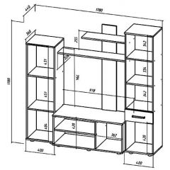 ИБИЦА Гостиная (ЯШС/ЯШТ) в Кунгуре - kungur.mebel24.online | фото 2