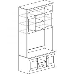 Гостиная Инна 1 Денвер светлый в Кунгуре - kungur.mebel24.online | фото 10