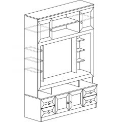 Гостиная Инна 3 Денвер светлый в Кунгуре - kungur.mebel24.online | фото 7