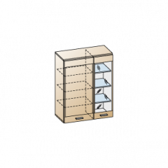 Гостиная Камелия Композиция 4 (Гикори Джексон темный) в Кунгуре - kungur.mebel24.online | фото 7