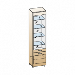 Гостиная Камелия Композиция 5 (Гикори Джексон светлый) в Кунгуре - kungur.mebel24.online | фото 2