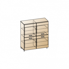Гостиная Камелия Композиция 8 (Гикори Джексон светлый) в Кунгуре - kungur.mebel24.online | фото 2