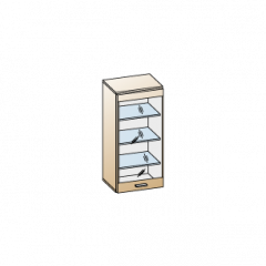 Гостиная Камелия Композиция 8 (Гикори Джексон темный) в Кунгуре - kungur.mebel24.online | фото 2