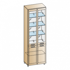 Гостиная Мелисса Композиция 3 (Гикори Джексон светлый) в Кунгуре - kungur.mebel24.online | фото 7