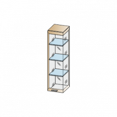 Гостиная Мелисса Композиция 8 (Гикори Джексон светлый) в Кунгуре - kungur.mebel24.online | фото 3