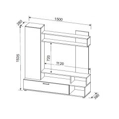 Гостиная МГС 9 (Белый/Цемент светлый) в Кунгуре - kungur.mebel24.online | фото 4