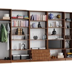 ПРЕЗИДЕНТ Гостиная (МДФ) Дуб/Орех в Кунгуре - kungur.mebel24.online | фото 2