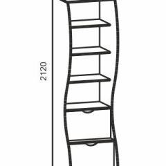 Киви №11 Пенал с 2мя ящ., (ЛДСП молочный дуб/лайм) в Кунгуре - kungur.mebel24.online | фото 2