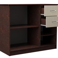 Комод АЛЛА (Венге/дуб млечный) Эко в Кунгуре - kungur.mebel24.online | фото 2