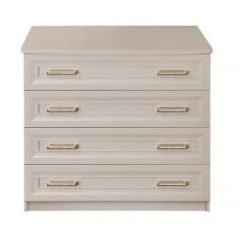 Комод Мокко 4-е ящика (бежевый) в Кунгуре - kungur.mebel24.online | фото 2