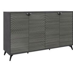 Комодино ПМ-390.03 Комод (ЛДСП Матера/МДФ Санторини темный) в Кунгуре - kungur.mebel24.online | фото 2