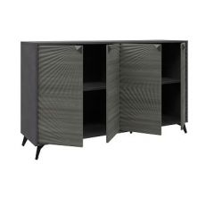 Комодино ПМ-390.03 Комод (ЛДСП Матера/МДФ Санторини темный) в Кунгуре - kungur.mebel24.online | фото 3
