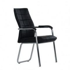Кресло Barneo K-14 для посетителей и переговорных (черный) в Кунгуре - kungur.mebel24.online | фото