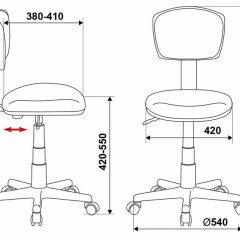 Кресло Бюрократ CH-299/G/15-48 серый в Кунгуре - kungur.mebel24.online | фото 3