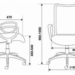 Кресло Бюрократ CH-599AXSN/TW-11 чёрный в Кунгуре - kungur.mebel24.online | фото 3