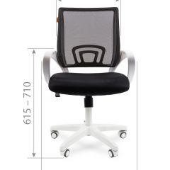 Кресло для оператора CHAIRMAN 696 white (ткань TW-10/сетка TW-05) в Кунгуре - kungur.mebel24.online | фото 6