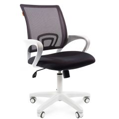 Кресло для оператора CHAIRMAN 696 white (ткань TW-12/сетка TW-04) в Кунгуре - kungur.mebel24.online | фото