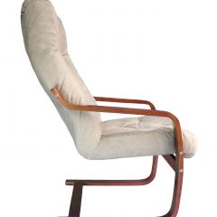 Кресло для отдыха (пружинка) Магнат 102-З-КР замша КРЕМ в Кунгуре - kungur.mebel24.online | фото 2