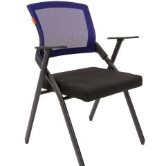Кресло для посетителей CHAIRMAN NEXX (ткань стандарт черный/сетка DW-61) в Кунгуре - kungur.mebel24.online | фото 1