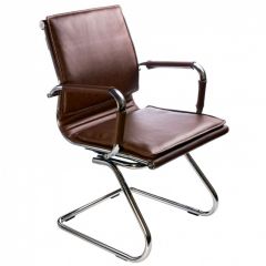 Кресло для посетителя Бюрократ CH-993-Low-V/Brown коричневый в Кунгуре - kungur.mebel24.online | фото 1