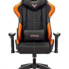 Кресло игровое Бюрократ VIKING 5 AERO ORANGE черный/оранжевый в Кунгуре - kungur.mebel24.online | фото 3