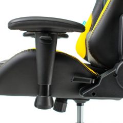 Кресло игровое Бюрократ VIKING 5 AERO YELLOW черный/желтый в Кунгуре - kungur.mebel24.online | фото 5