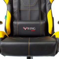 Кресло игровое Бюрократ VIKING 5 AERO YELLOW черный/желтый в Кунгуре - kungur.mebel24.online | фото 7