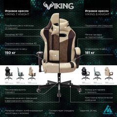 Кресло игровое Бюрократ VIKING 6 KNIGHT BL FABRIC синий в Кунгуре - kungur.mebel24.online | фото 5