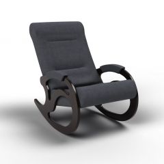 Кресло-качалка Вилла 11-Т-ГР (тканьвенге) ГРАФИТ в Кунгуре - kungur.mebel24.online | фото