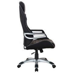Кресло компьютерное BRABIX Techno GM-002 (ткань) черное/серое, вставки белые (531815) в Кунгуре - kungur.mebel24.online | фото 4