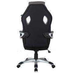Кресло компьютерное BRABIX Techno GM-002 (ткань) черное/серое, вставки белые (531815) в Кунгуре - kungur.mebel24.online | фото 6