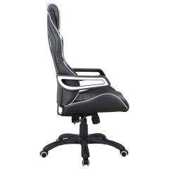 Кресло компьютерное BRABIX Techno Pro GM-003 (экокожа черное/серое, вставки серые) 531814 в Кунгуре - kungur.mebel24.online | фото 3