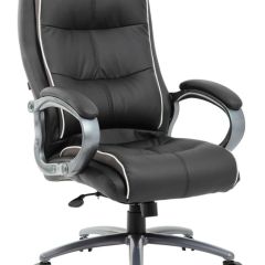Кресло офисное BRABIX PREMIUM "Strong HD-009" (экокожа черная, ткань серая) 531945 в Кунгуре - kungur.mebel24.online | фото