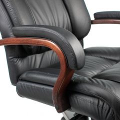 Кресло руководителя Бюрократ T-9925WALNUT/BLACK в Кунгуре - kungur.mebel24.online | фото 4