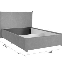 КВЕСТ Каркас кровати 1200 в Кунгуре - kungur.mebel24.online | фото 3