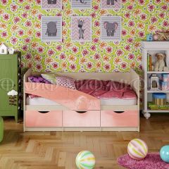 Кровать Бабочки (Розовый металлик) 1800 в Кунгуре - kungur.mebel24.online | фото 1