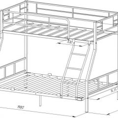 Кровать двухъярусная «Гранада-1 140» в Кунгуре - kungur.mebel24.online | фото 6